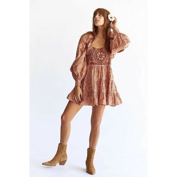NWT FREE PEOPLE Sz XS LE MARAIS TUNIC DRESS - Picture 3 of 4